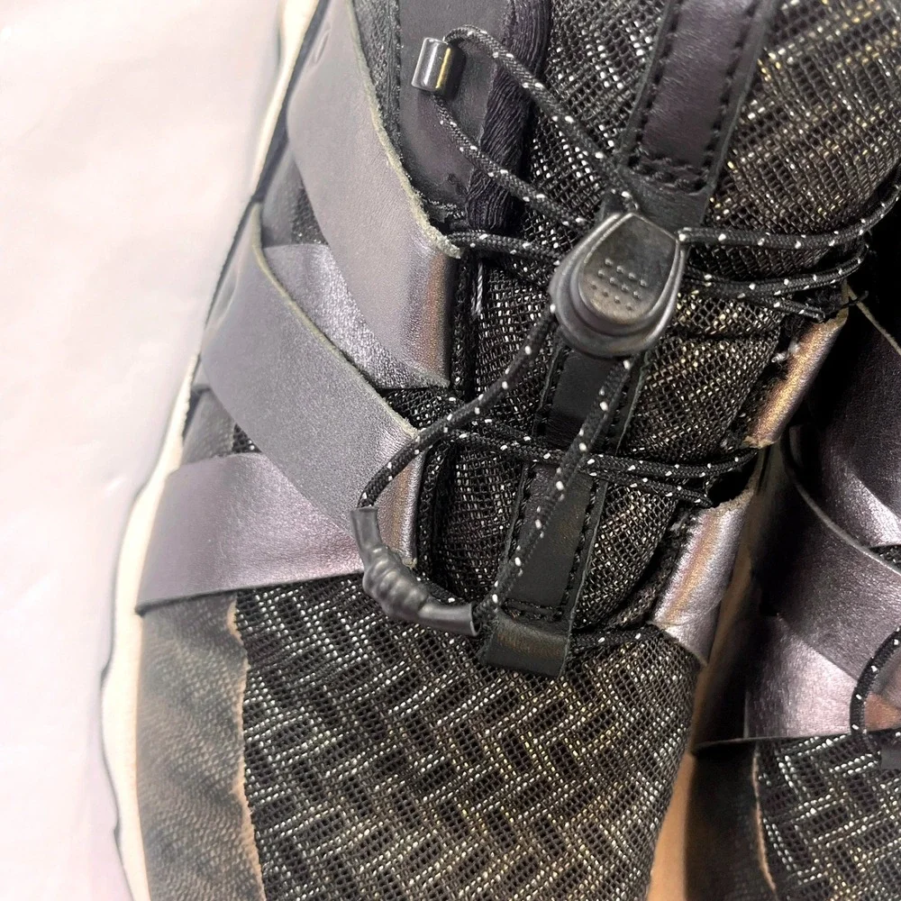 SOREL Kinetic Speed Trainers Womens 8.5 Black‎ Fashion Athletic Shoes Sneakers